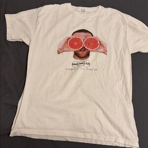 White Graphic T-Shirt with Unique Design